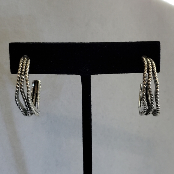 Or Paz PZ Sterling Hoop Earrings - Picture 11 of 15